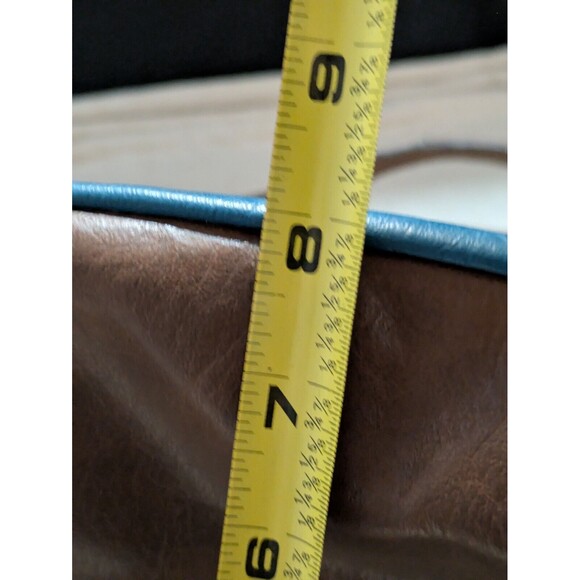 Liz Claiborne Liz & Co Axcess Striped Faux Leather Tote Shoulder Bag 16" X 12" - Picture 12 of 13